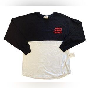 Disney Born Disney Raised Walt Life Colorblock Sweatshirt small NWT